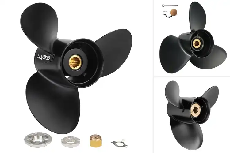 Detailed view of Best Aluminum Boat Propellers