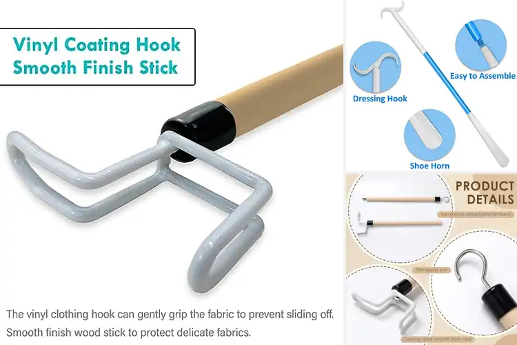 Detailed view of Best Dressing Sticks for Independence and Comfort