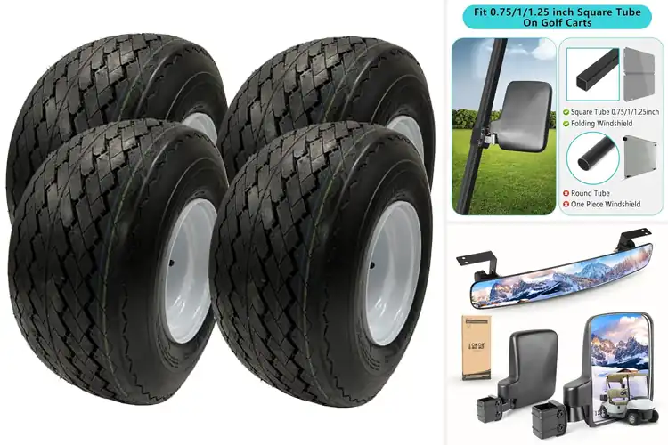 Detailed view of Best Golf Cart Parts: 10 Upgrades for Safety, Style & Fun