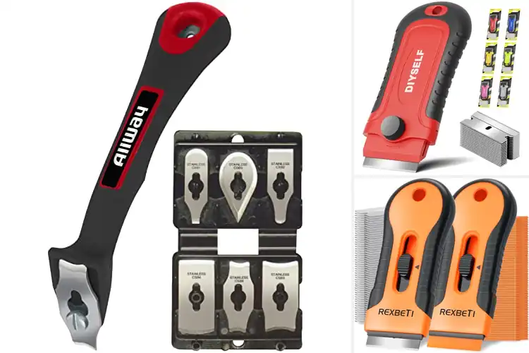 Detailed view of Best Interchangeable Blade Scrapers