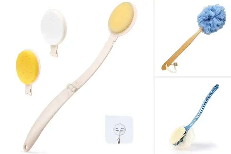 Detailed view of Best Long Handled Bath Sponges for Gentle Relief