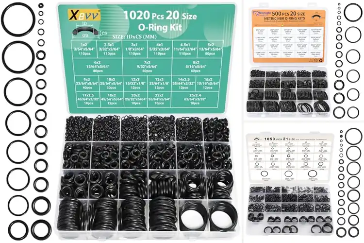 Detailed view of Best O‑Rings: Top 10 Kits for Easy Sealing & Repairs